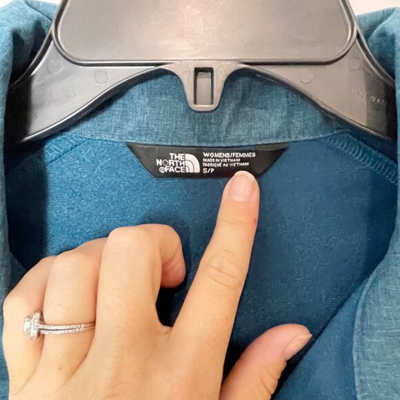 The North Face WindWall Athletic Running Jacket Blue S Long Sleeve Full Zip - Picture 3 of 8